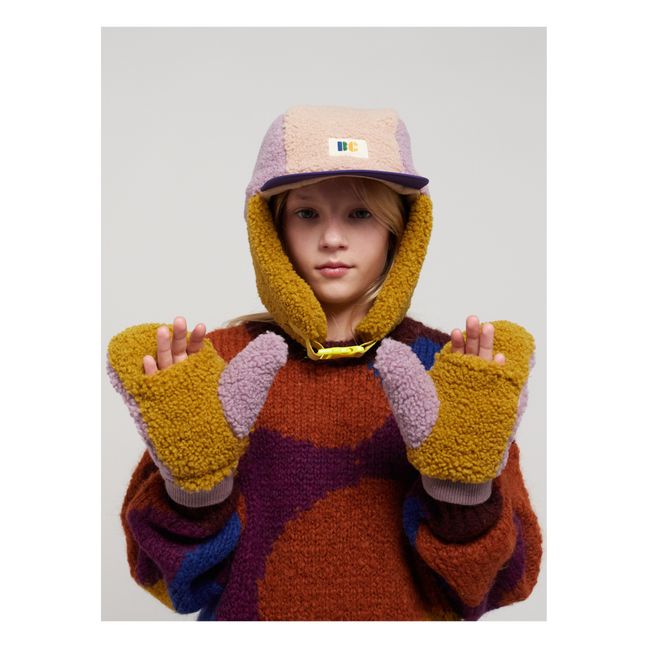 Moufles Façon Fourrure | Lilas
