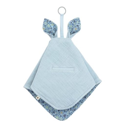 Doudou lange - Bibs x Liberty | Bleu