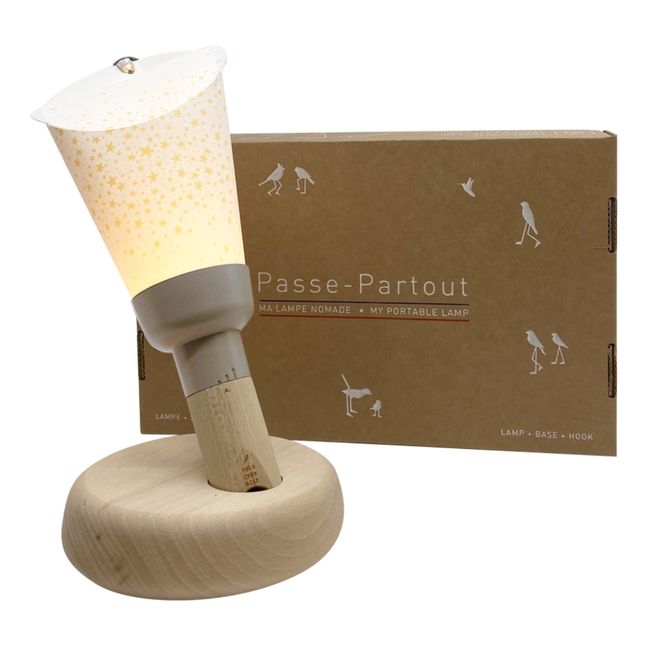 Lampe nomade enfant Pleiade | Taupe brown