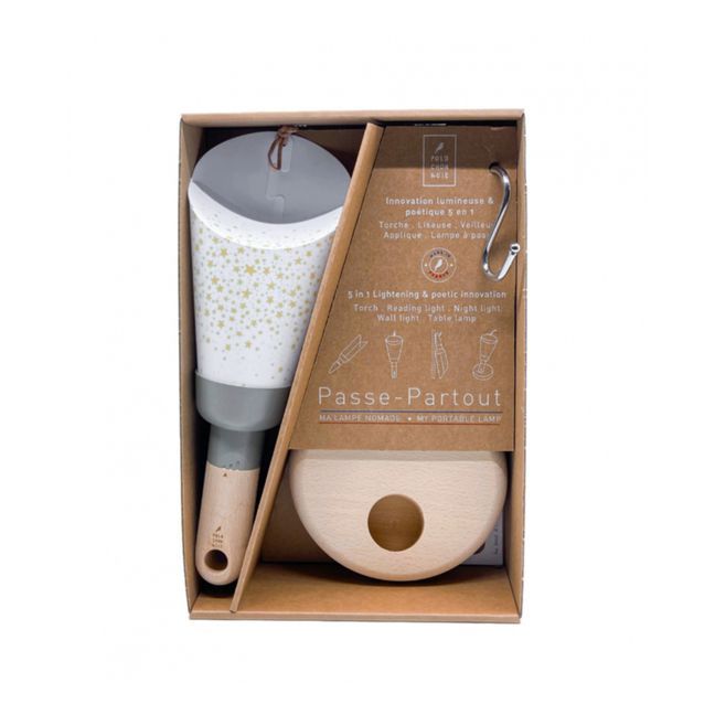 Lampe nomade enfant Pleiade | Taupe