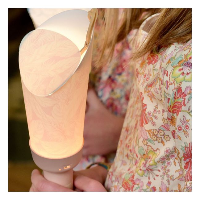Lampe nomade enfant Plumes | Powder pink