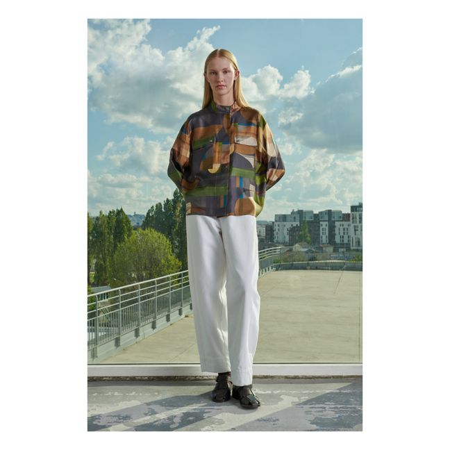 Blouse Rita Soie | Marrón claro