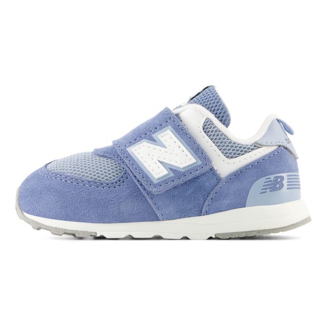 Zapatillas con velcro 574 Baby | Azul
