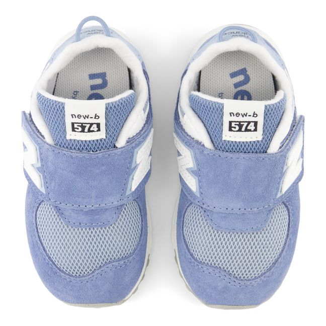 Zapatillas con velcro 574 Baby | Azul