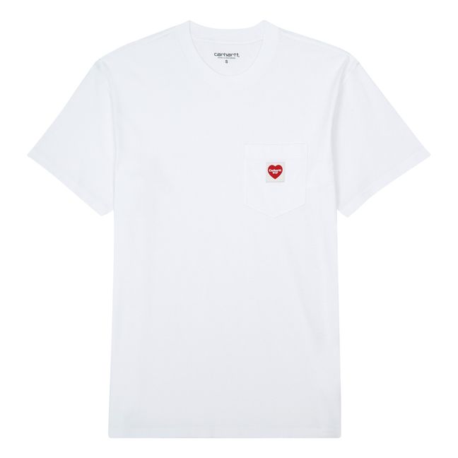 T-Shirt Pocket Baumwolle | Weiß