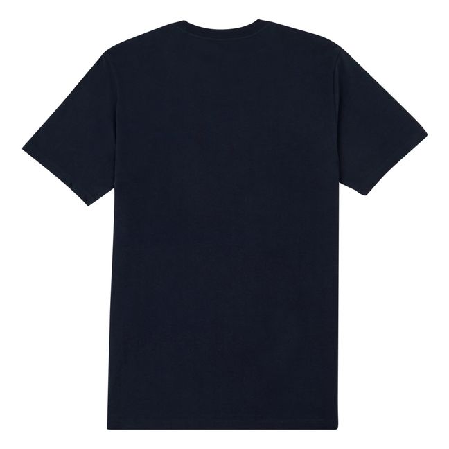Cotton Pocket T-shirt | Midnight blue