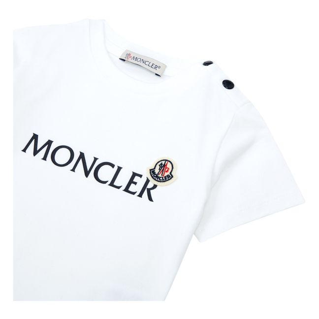 T-Shirt mit Knöpfe | Weiß