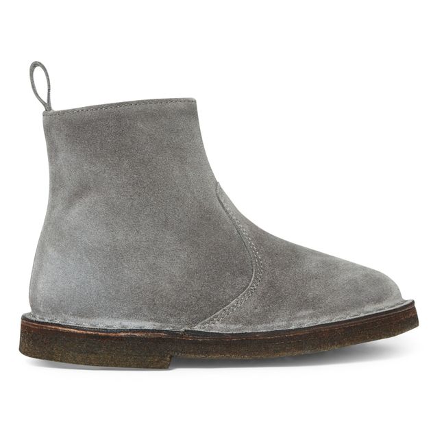 Boots Fourrées Zip | Gris