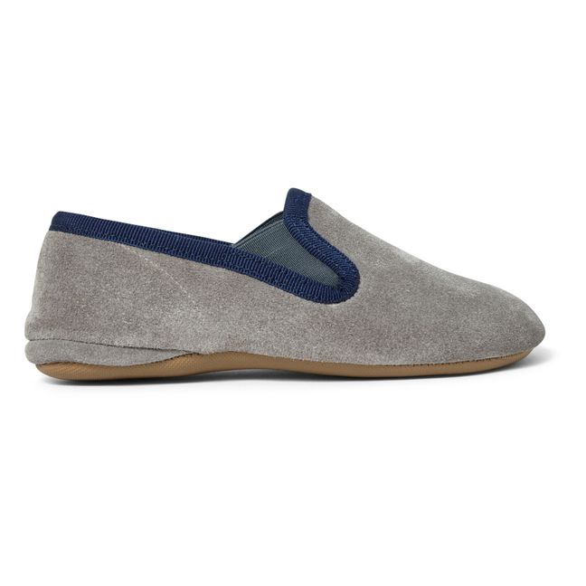 Velvet Elasticated Slippers | Green