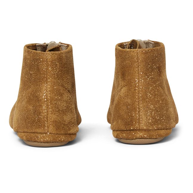 Zip-up Boots | Camel