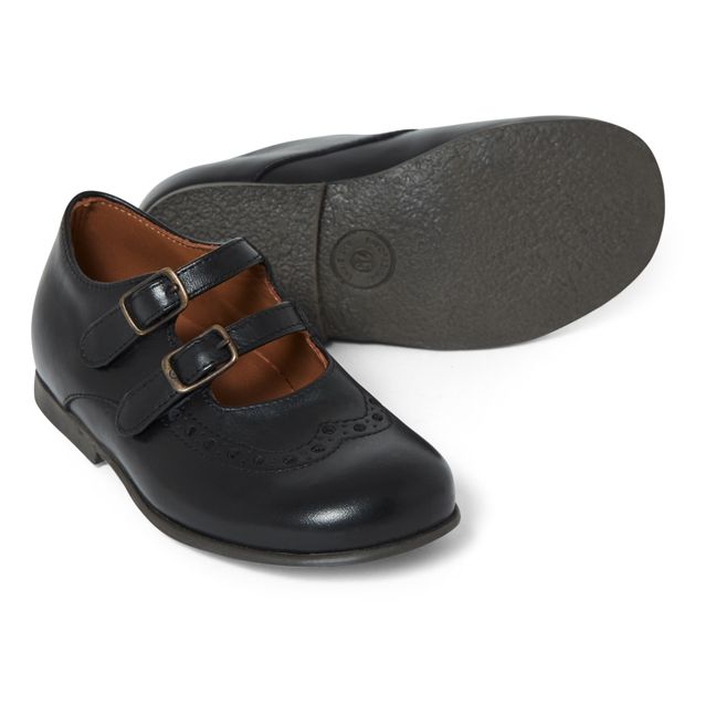 Ballerines Double Boucles | Noir