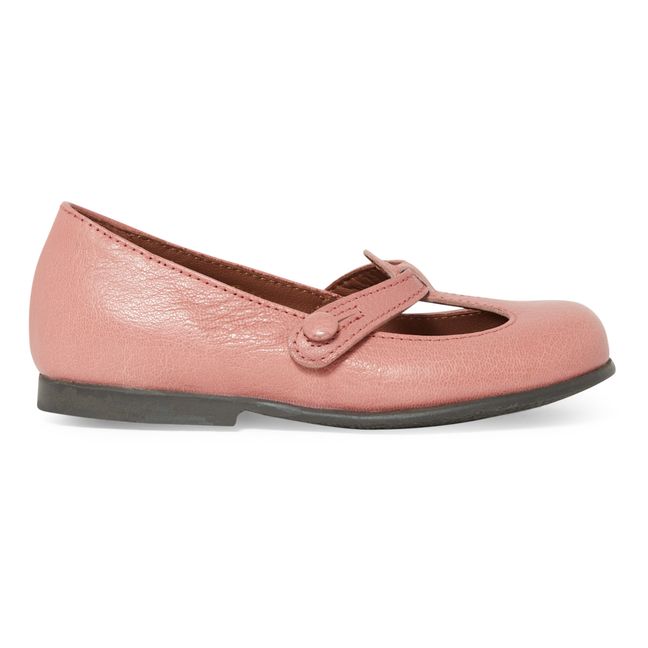 Strappy Ballet Pumps | Dusty Pink