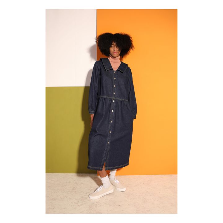 Kleid Albie | Indigoblau- Produktbild Nr. 1