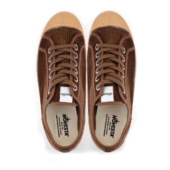 Baskets Lacets Star Master Corduroy Velours | Marron