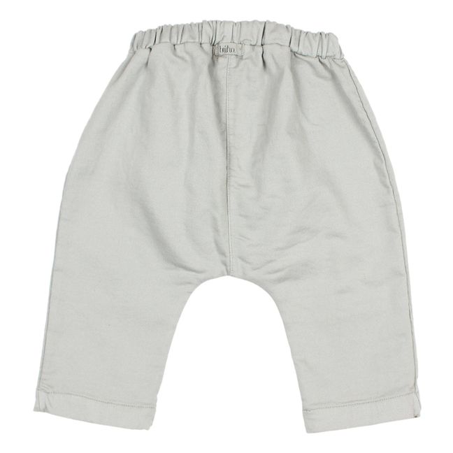 Sarouel Molleton | Bleu gris