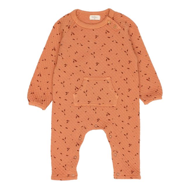 Tuta autunnale con texture | Ruggine