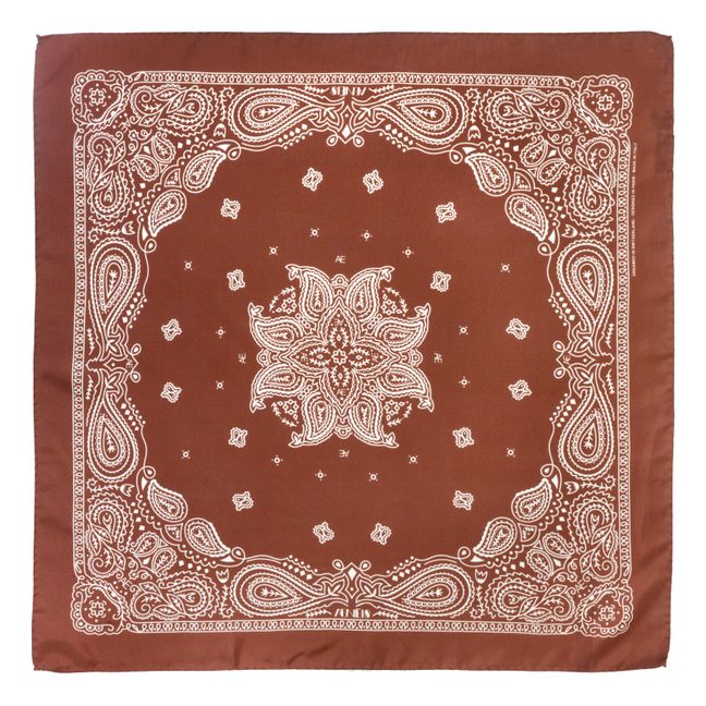 Bandana de seda | Marrón