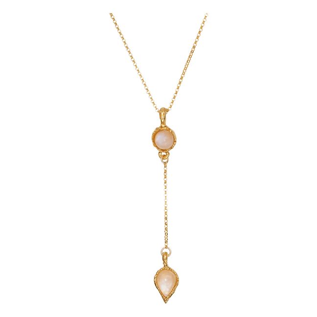 Halskette The Bewitching Rocks Moonstone | Gold