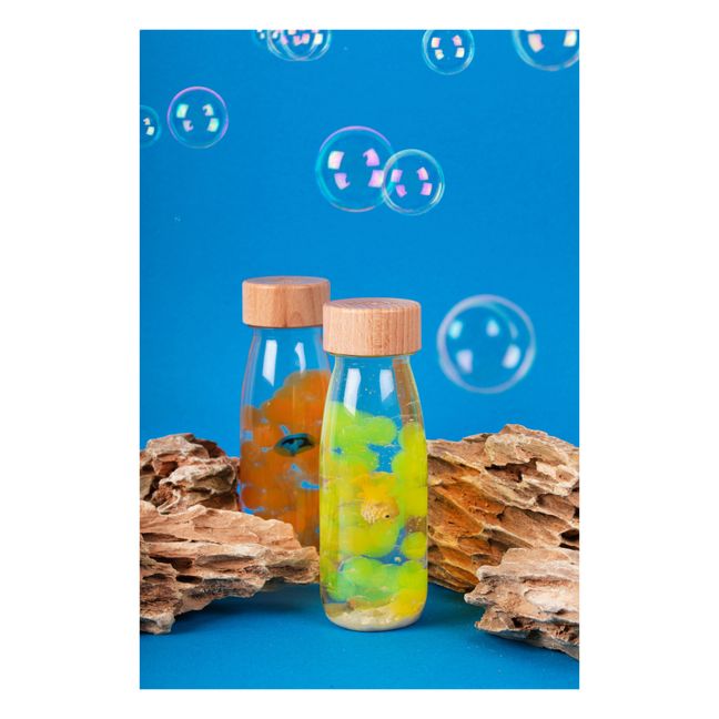 Sensorische Flasche Fisch | Gelb