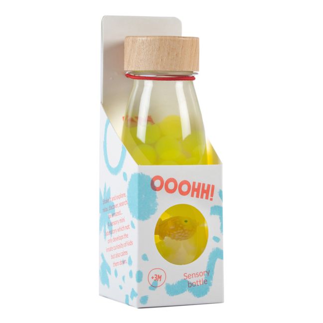 Sensorische Flasche Fisch | Gelb