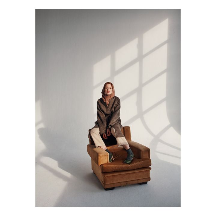 Marta Wool Coat - Women's collection  | Chocolate- Product image n°2