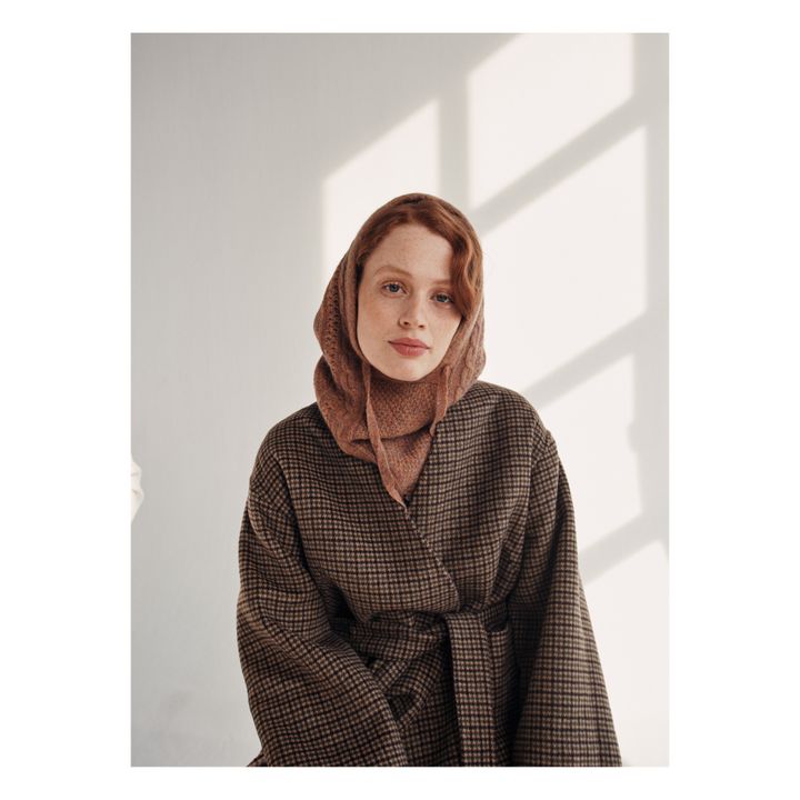 Marta Wool Coat - Women's collection  | Chocolate- Product image n°4