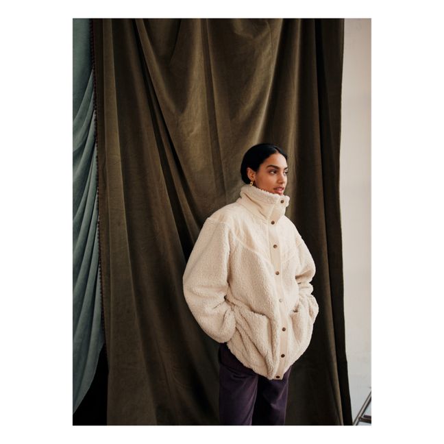 Cappotto in stile pelliccia Rose - Collezione Donna  | Ecru