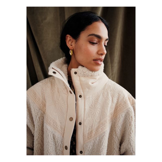 Cappotto in stile pelliccia Rose - Collezione Donna  | Ecru