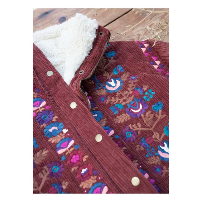 Rosane Filled Corduroy Coat - Women's collection  | Caramel