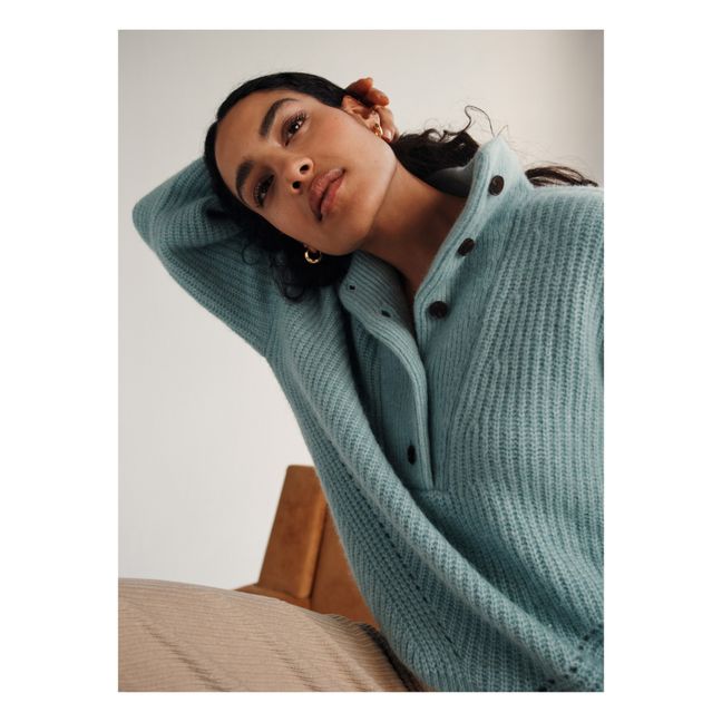Pullover Alpaka und Wolle Lisanna - Damenkollektion  | Hellblau