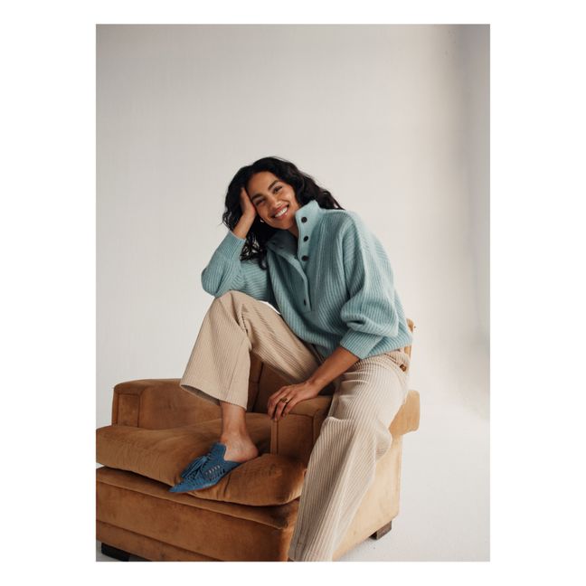 Pullover Alpaka und Wolle Lisanna - Damenkollektion  | Hellblau