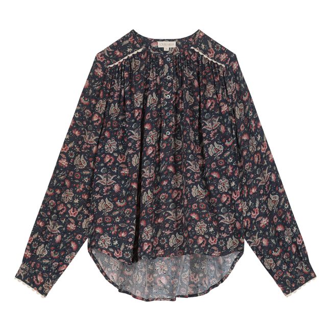 Bluse Julian - Damenkollektion  | Nachtblau