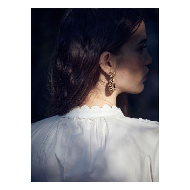 Camicetta ricamata Capara - Collezione Donna  | Bianco