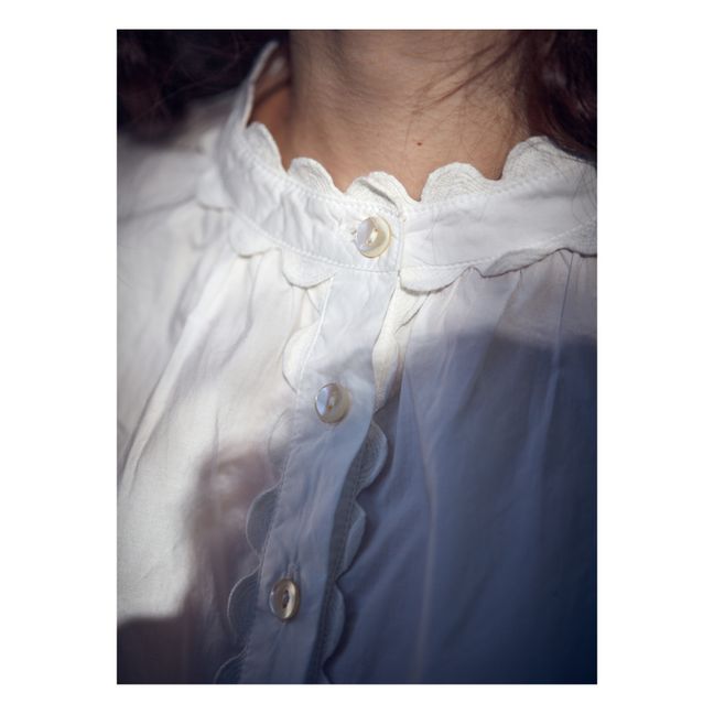 Camicetta ricamata Capara - Collezione Donna  | Bianco