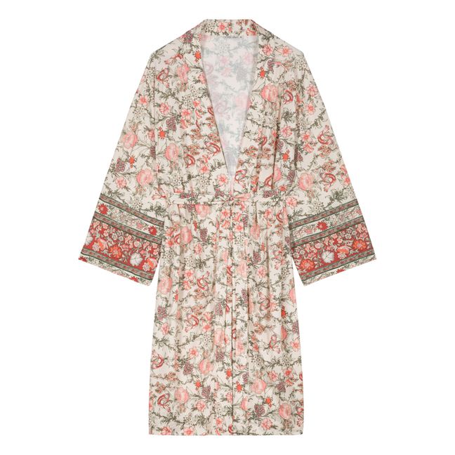 Kimono Recyceltes Polyester Yoki - Damenkollektion  | Seidenfarben