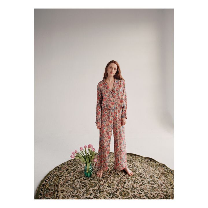 Louise Misha Loukana Cotton Gauze Nightshirt and Pants Women’s