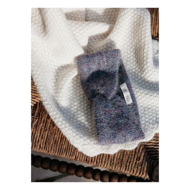 Headband Tricot Sidony - Collection Femme  | Gris chiné