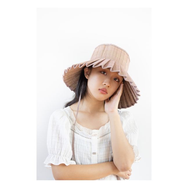 Flores Bagunlow Capri Hat - Women's Collection | Dusty Pink