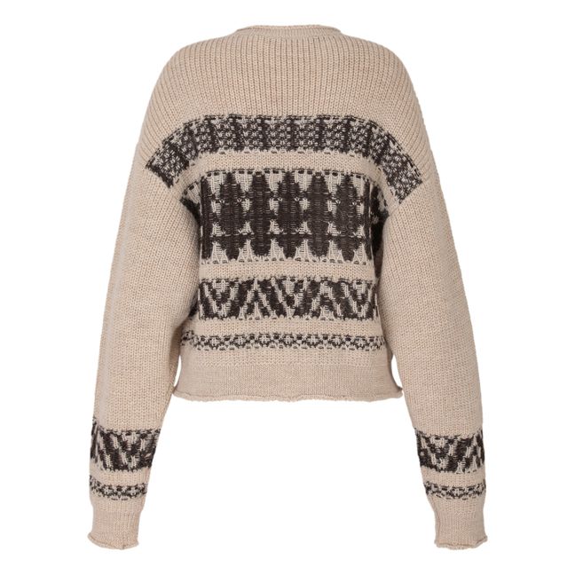 Pullover aus Alpaka | Beige