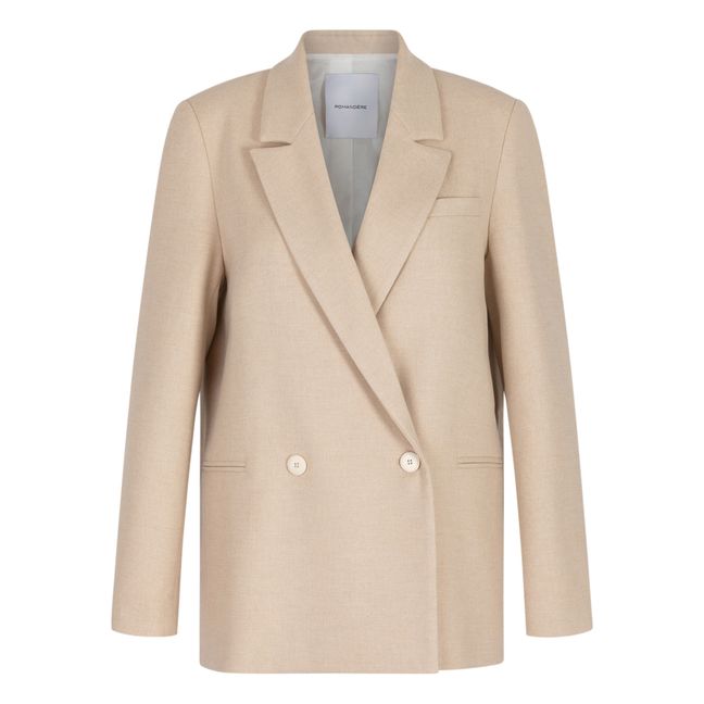 Double-Breasted Jacket | Beige