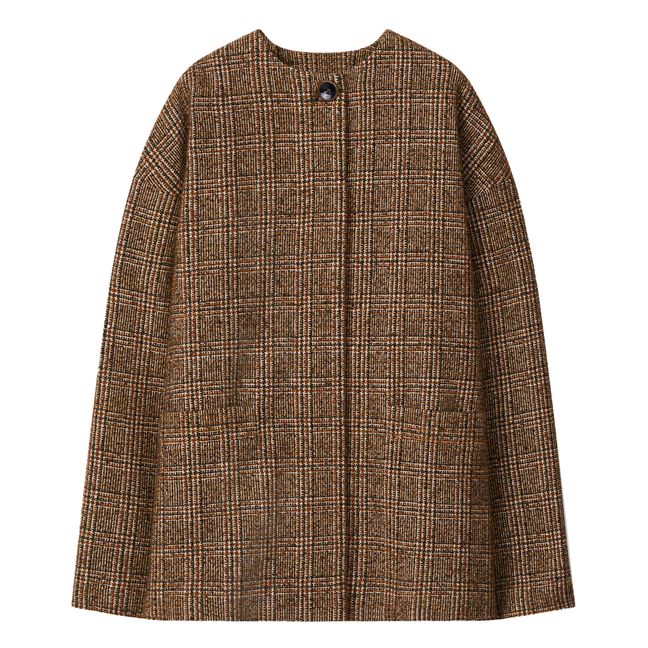 Veste Dorila Check | Marrón