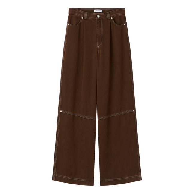 Pantaloni Eileen Ranch | Marrone