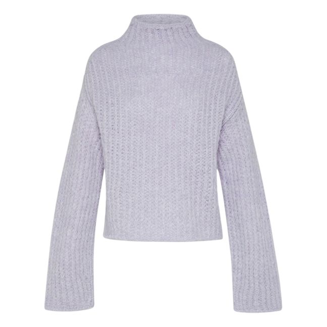 Mohair Oversize Sweater | Lilac