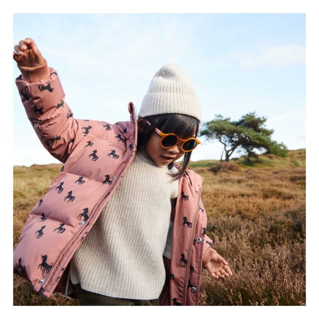Piumino in Materiali Riciclati Cavalli Palle  | Rosa antico