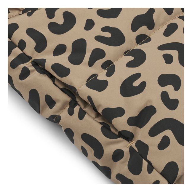 Leopard Palle Coat in Recycled Materials | Brown