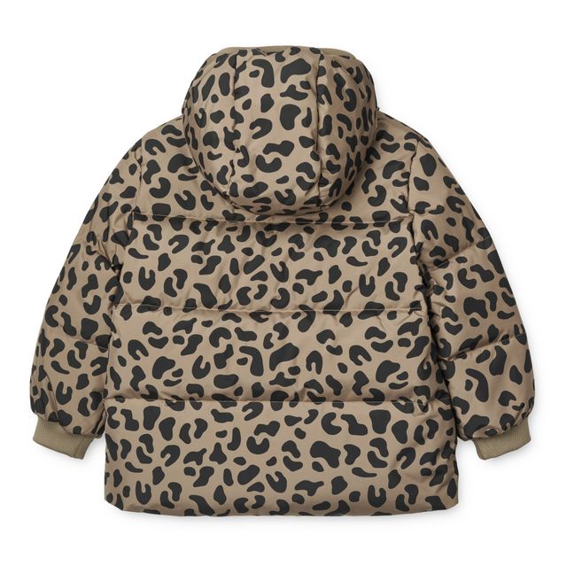 Leopard Palle Coat in Recycled Materials | Brown