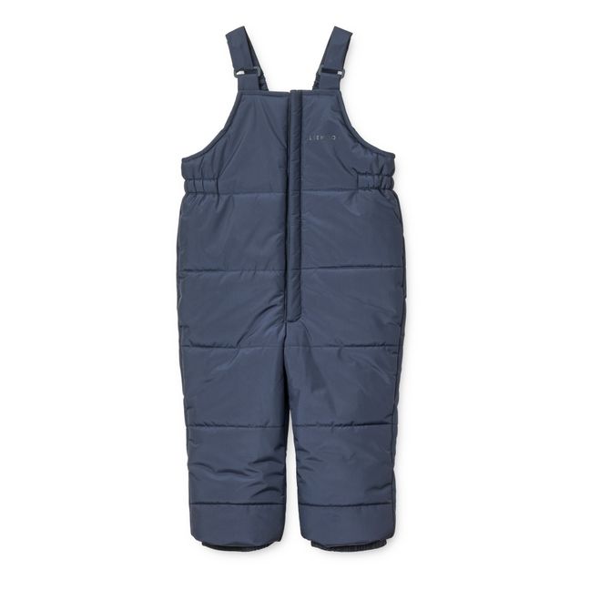 Olive Recycled Material Ski Overalls | Navy blue