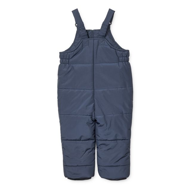 Olive Recycled Material Ski Overalls | Navy blue