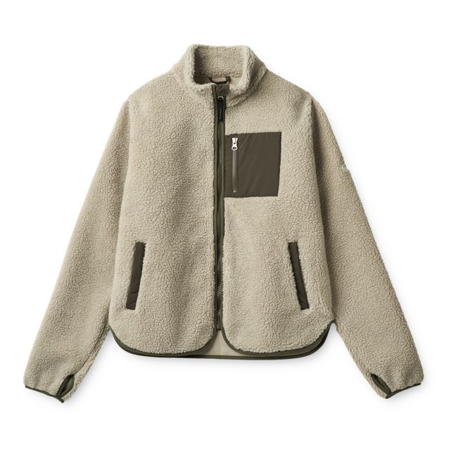 Chaqueta Nelson con aspecto de piel de materiales reciclados - Colección Mujer - UK | Beige