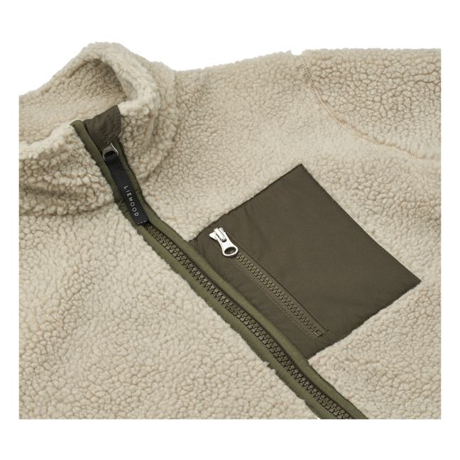 Chaqueta Nelson con aspecto de piel de materiales reciclados - Colección Mujer - UK | Beige
